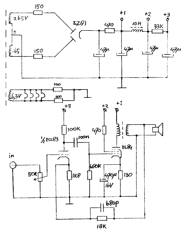 Schematic For A Small Se El84 Amp Diyaudio